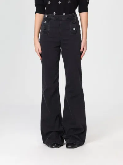 Twinset Jeans  Woman Color Black In Black