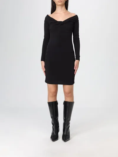 Patrizia Pepe Dress  Woman Color Black In Black