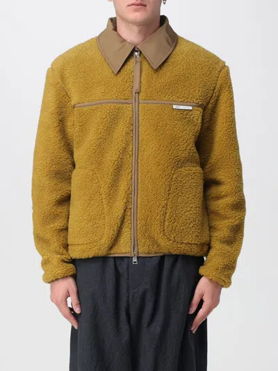 Ami Alexandre Mattiussi Zip-up Jacket With Structured Silhouette In Green