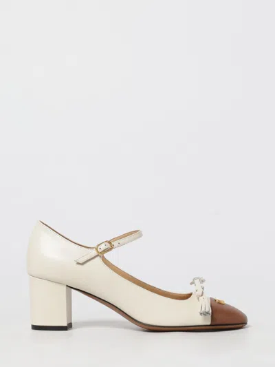 Valentino Garavani Wide Heel Pumps With Tassels 60m In Multi