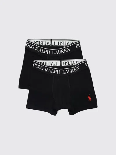 Polo Ralph Lauren Logo-waistband Boxers (pack Of Two) In Black