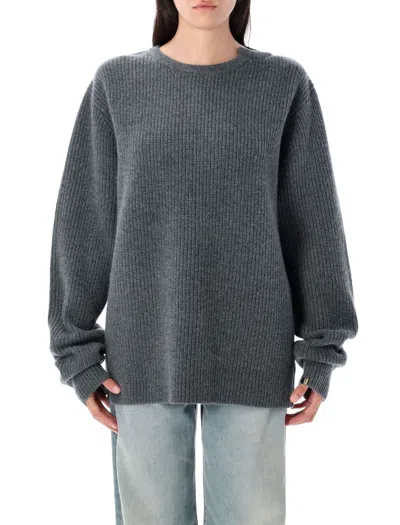 Extreme Cashmere You Ribbed Knit Sweater In Multi