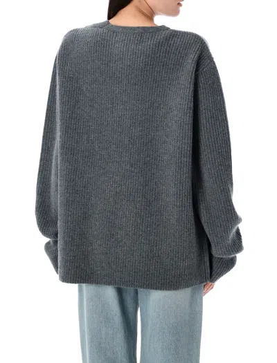 Extreme Cashmere You Ribbed Knit Sweater In Multi