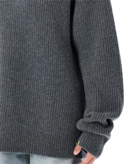 Extreme Cashmere You Ribbed Knit Sweater In Multi