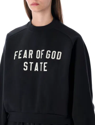 Essentials Fear Of God  Black Fear Of God  Sweatshirt In Black