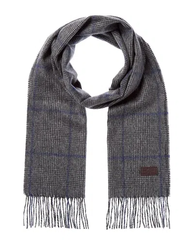 Hickey Freeman Cashmere Scarf In Gray