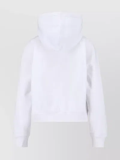 Gucci Hooded Sweatshirt With Long Sleeves And Pocket In White