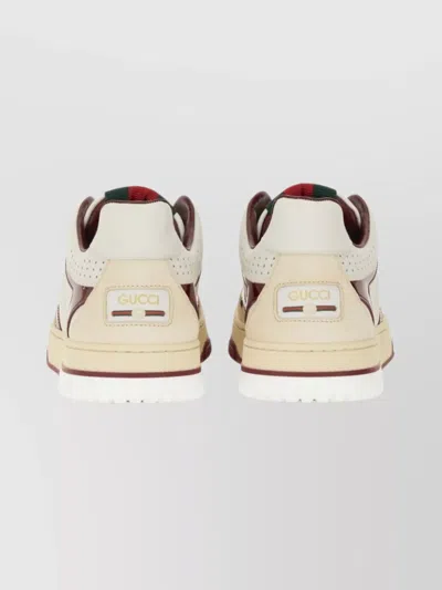 Gucci Re-web Sneakers Featuring Contrast Panels In Multi