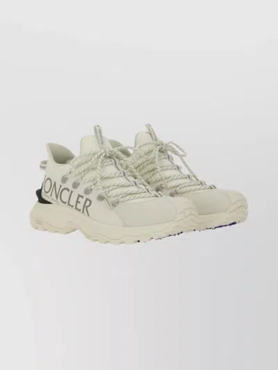 Moncler Lightweight Trail Grip Sneakers In Neutral