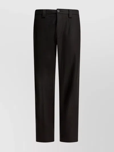 Gr10k Straight Leg Trousers With Front And Back Pockets In Brown