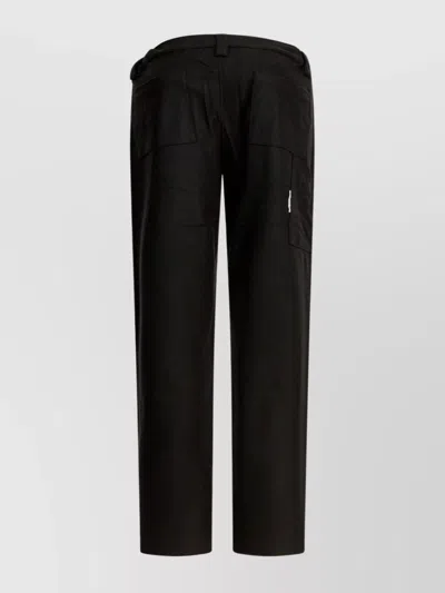 Gr10k Straight Leg Trousers With Front And Back Pockets In Brown
