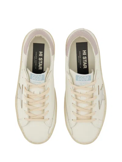 Golden Goose Hi Star Sneaker In White