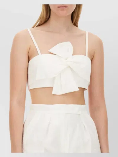 Max Mara Crop Top In White