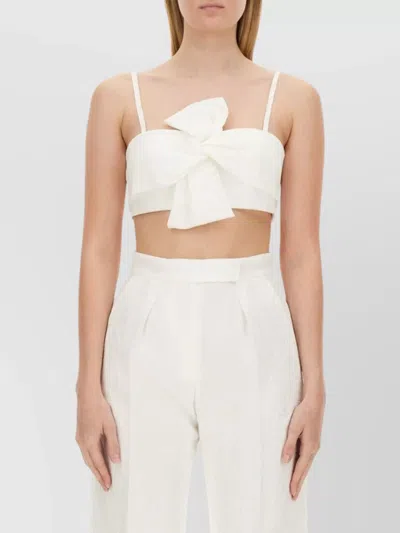 Max Mara Crop Top In White