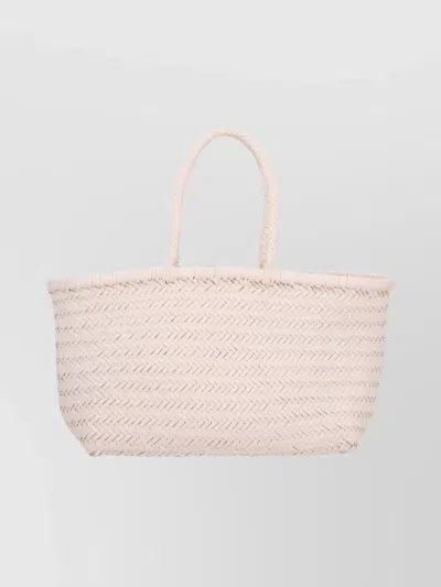 Dragon Diffusion Woven Tote Bag Braided Handles In Neutral