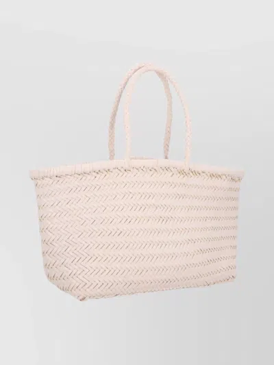 Dragon Diffusion Woven Tote Bag Braided Handles In Neutral