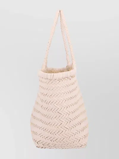 Dragon Diffusion Woven Tote Bag Braided Handles In Neutral