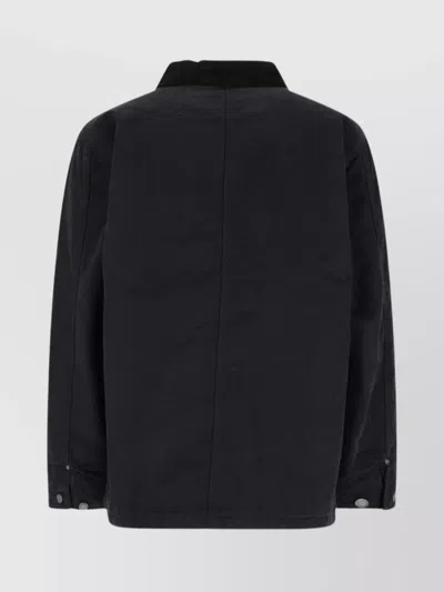 Dickies Casual Jacket With Chest And Front Pockets In Black