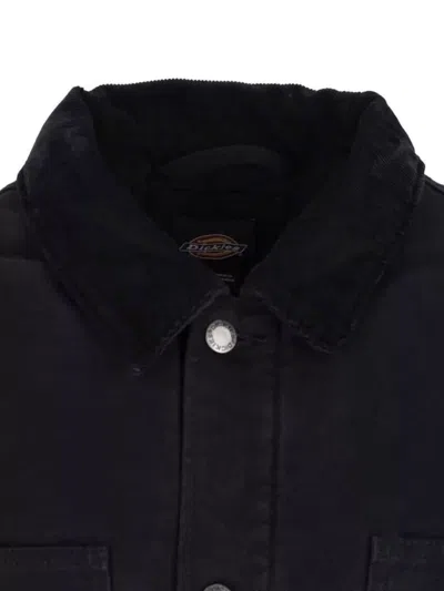 Dickies Casual Jacket With Chest And Front Pockets In Black