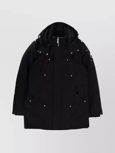 Moose Knuckles "original Shearling" Parka In Black