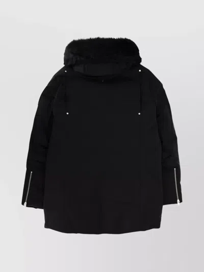 Moose Knuckles "original Shearling" Parka In Black
