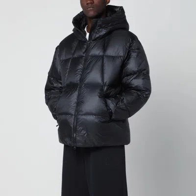 Goldwin Black Padded Parka In Pertex Quantum In Black