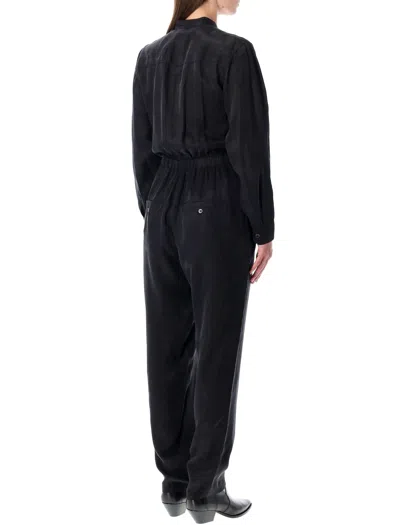 Isabel Marant Étoile Isabel Marant Etoile Marant Étoile Black Buttoned Jumpsuit In Black
