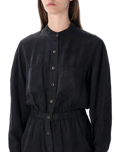 Isabel Marant Étoile Isabel Marant Etoile Marant Étoile Black Buttoned Jumpsuit In Black