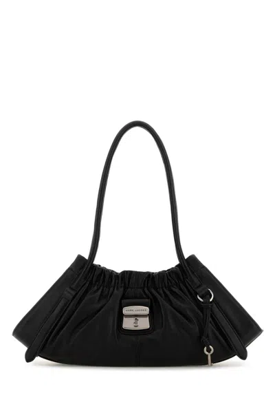Marc Jacobs The Croc Cristina Small Satchel Crossbody Bag In Black