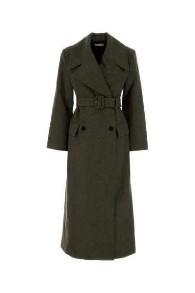 Co Melange Sage Green Wool At In Green