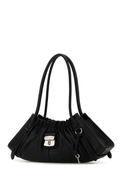 Marc Jacobs The Croc Cristina Small Satchel Crossbody Bag In Black