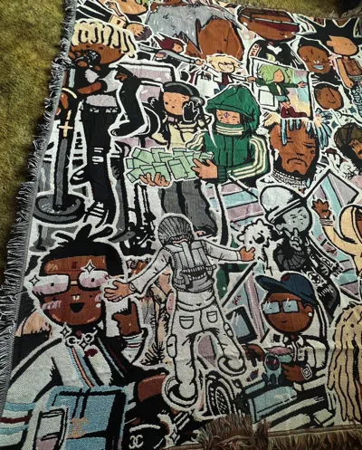Pre-owned Kodone Lil Uzi Vert Blanket In Multi