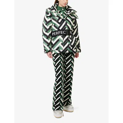 Perfect Moment Chalet Merino Wool Knitted Pant Xl In Multi