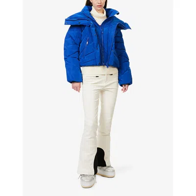 Goldbergh Womens Liora Puffer Shell-down Ski Jacket 5634 Dazzling Blue In Blue