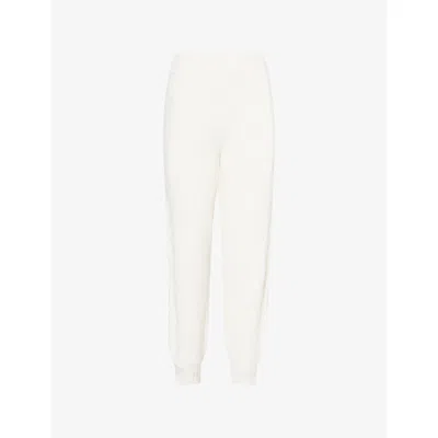 Perfect Moment Womens Crystal Knitted Merino-wool Jogging Bottoms Cream Xs In White
