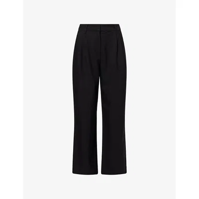 Dissh Womens Remy Tailored Woven Trousers Black In Black