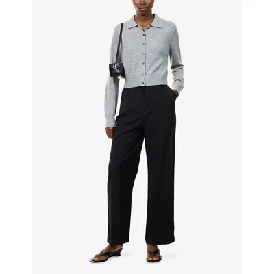 Dissh Womens Remy Tailored Woven Trousers Black In Black