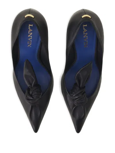 Lanvin Pumps Mit Schleife 100mm In Black