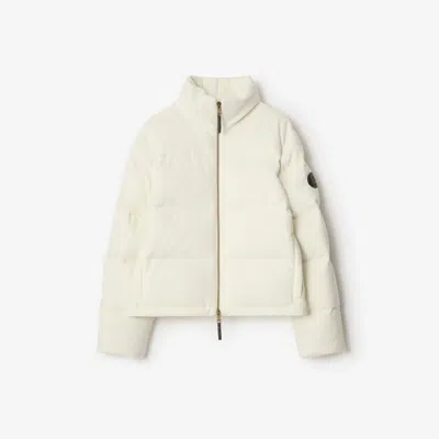 Burberry Cashmere Ambleside Puffer Jacket In Multi