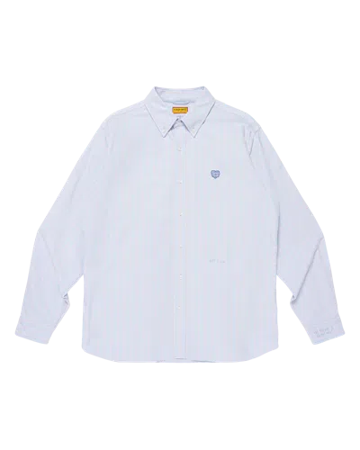 Human Made Striped Oxford Bd Shirt In White