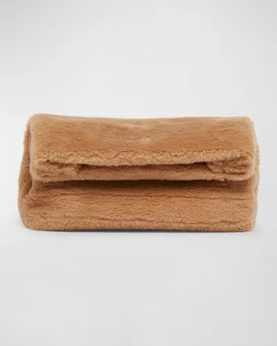 Gabriela Hearst Phoebe Cashmere-wool Clutch In Brown