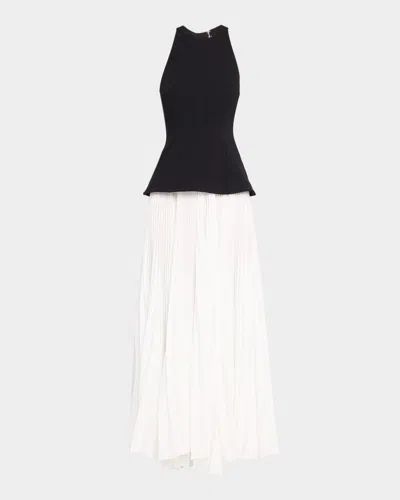 Acler Minhall Open-back Drop-waist Dress In Multi