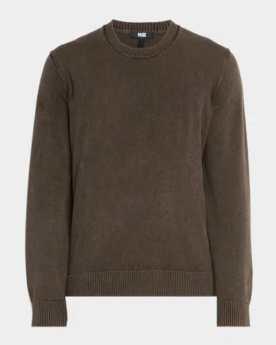 Paige Wildomar Crewneck Sweater In Brown