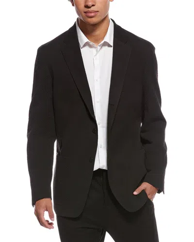 Todd Snyder Seersucker Traveler Suit Jacket In Black