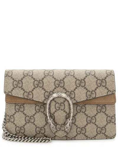 Gucci Dyonisus Shoulder Bags Beige In Brown