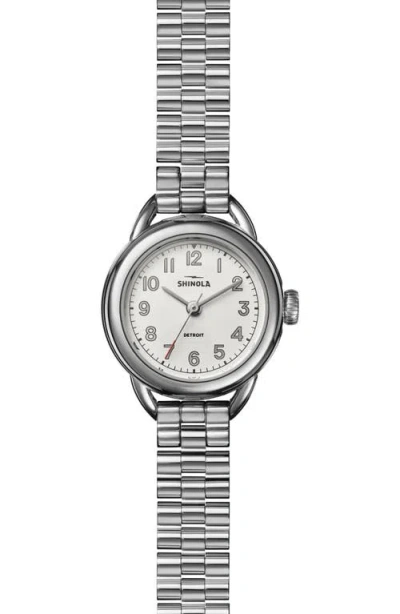 Shinola Runabout Bracelet Watch, 25mm In Gray