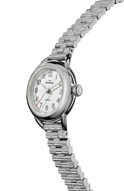 Shinola Runabout Bracelet Watch, 25mm In Gray