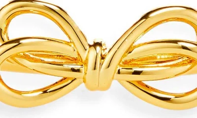 Kate Spade New York Bow Meets Girl Bangle Bracelet In Gold