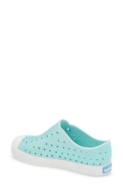 Native Shoes Jefferson Bling Glitter Slip-on Sneaker In Blue