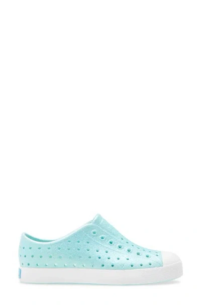 Native Shoes Jefferson Bling Glitter Slip-on Sneaker In Blue